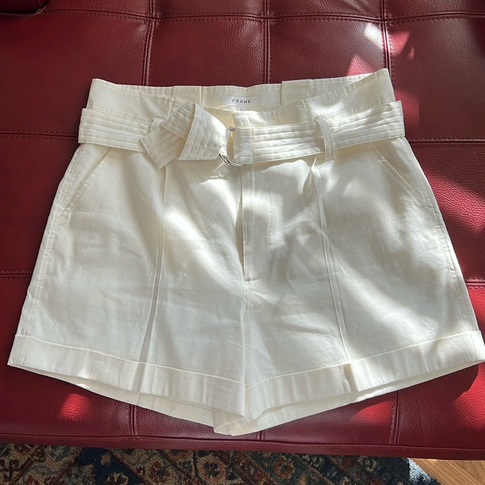 Frame shorts - off white/ivory